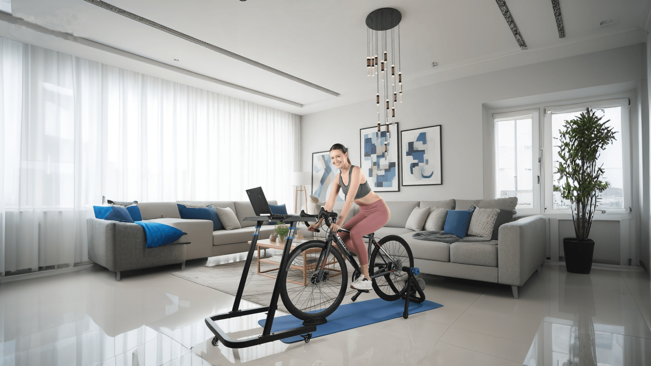 With a smart trainer, you'll find that every ride becomes an immersive dialogue with yourself.