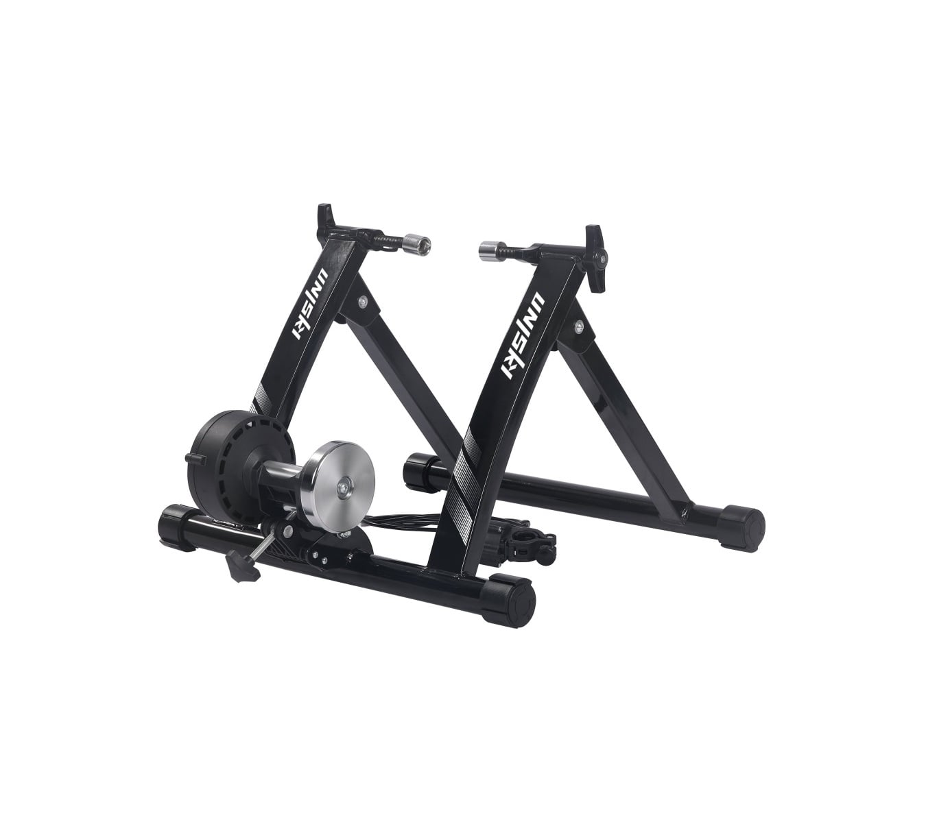 Double Locking Inertia Wheel 6-Levels  Magnetic Resistance Bike Trainer