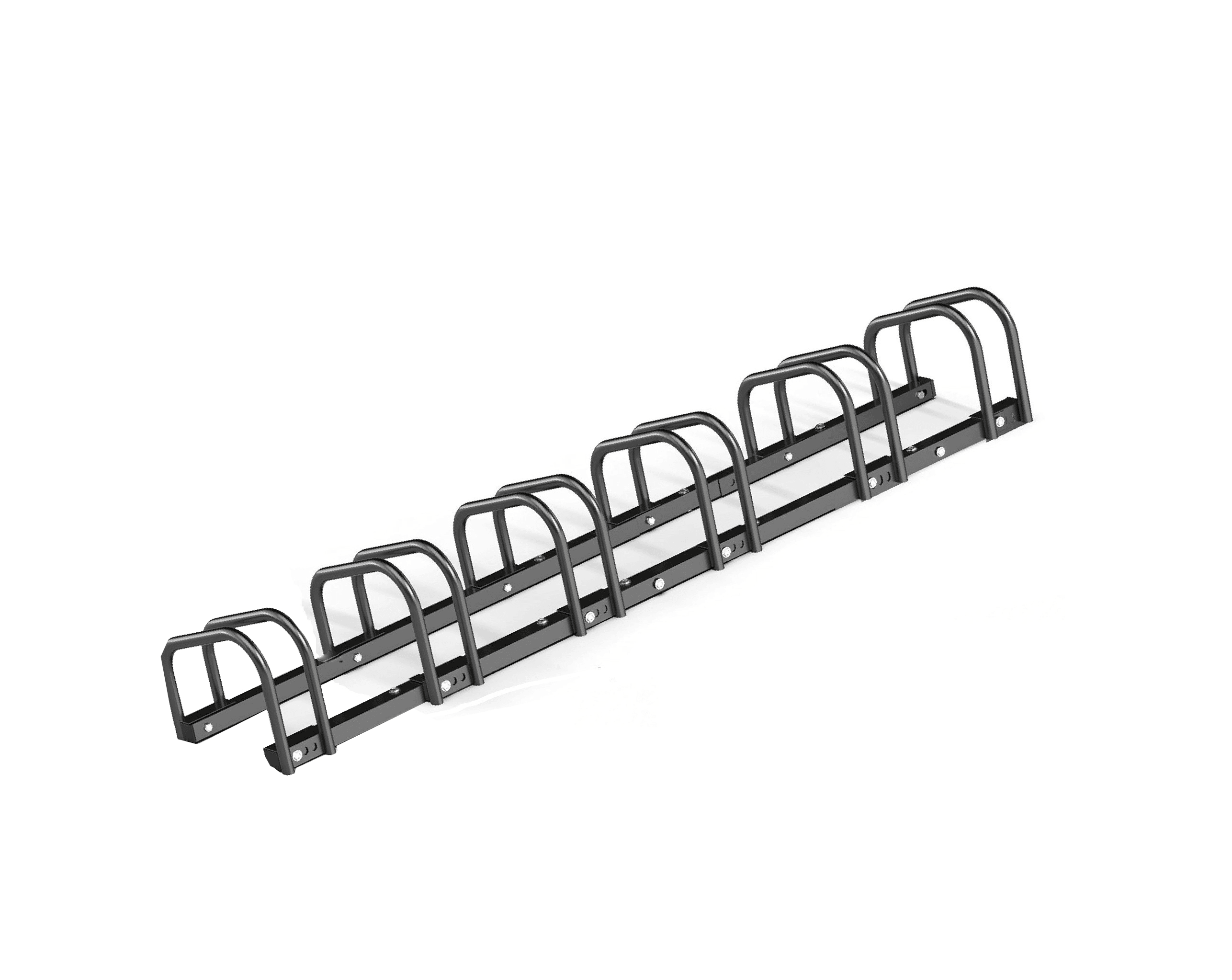 Floor Bike Parking Rack For 6 Bikes (U shape)