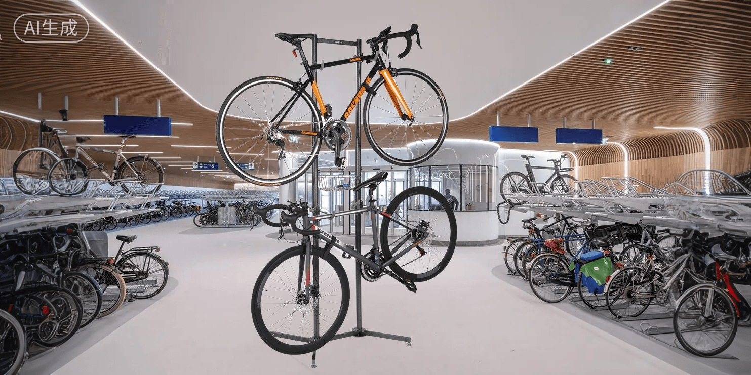 With Just Bike Racks, The Garage Space Doubles