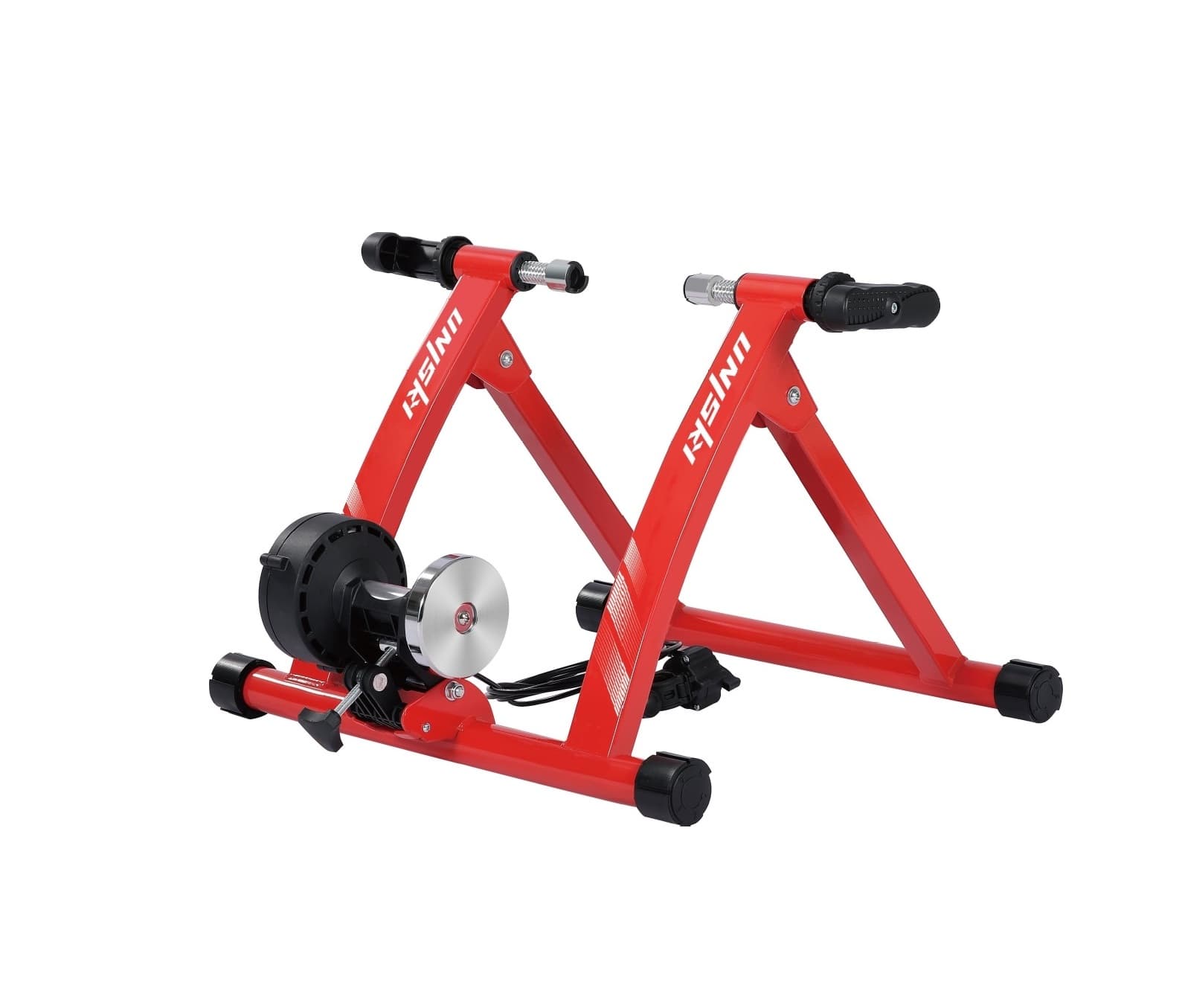 With Inertia Wheel 8-Levels Magnetic Resistance Bike Trainer